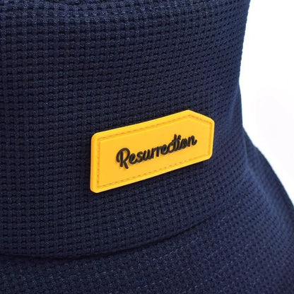 Resurrection  Silicon Tag Waffle Bucket Hat