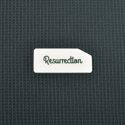 Resurrection WOMENS  Silicon Tag Waffle Mock Neck (Relax Fit)