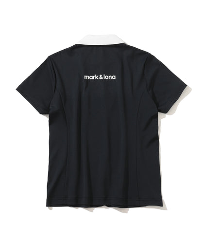 MARK&LONA WOMENS Noble Swarovski Zip Polo