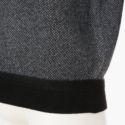 BRIEFING MENS MS BIRDS EYE LOGO CREWNECK KNIT