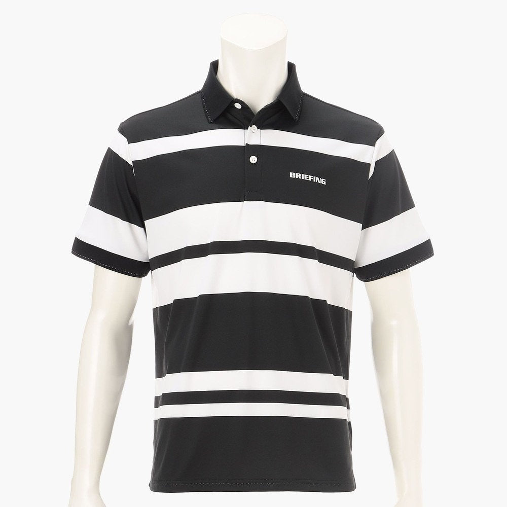 BRIEFING MENS MS PANEL STRIPE POLO RF