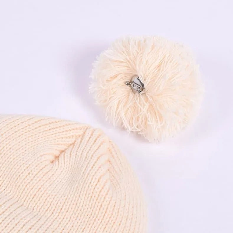 Resurrection MENS 2tone Pom-pom Knit Cap