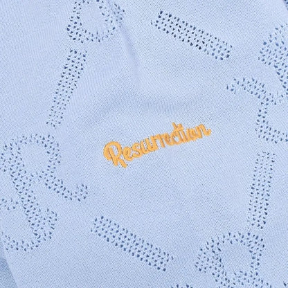 Resurrection MENS Mesh RR Logo Knit  L/S