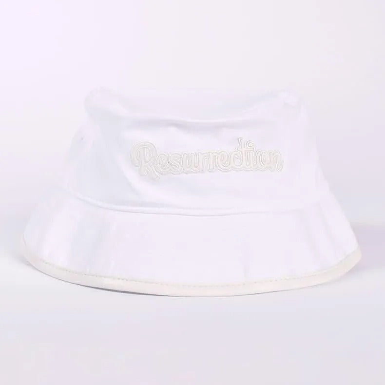 Resurrection MENS Synthetic Leather Brim Bucket Hat