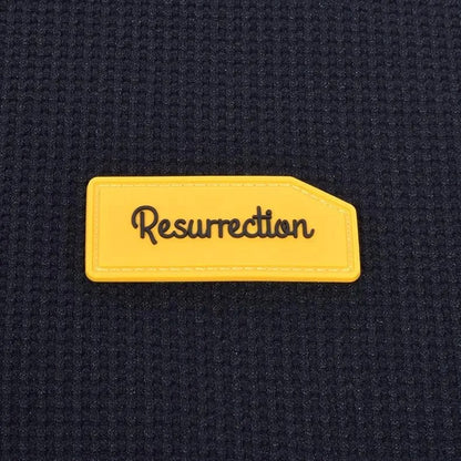 Resurrection MENS  Silicon Tag Waffle Mock Neck (Relax Fit)