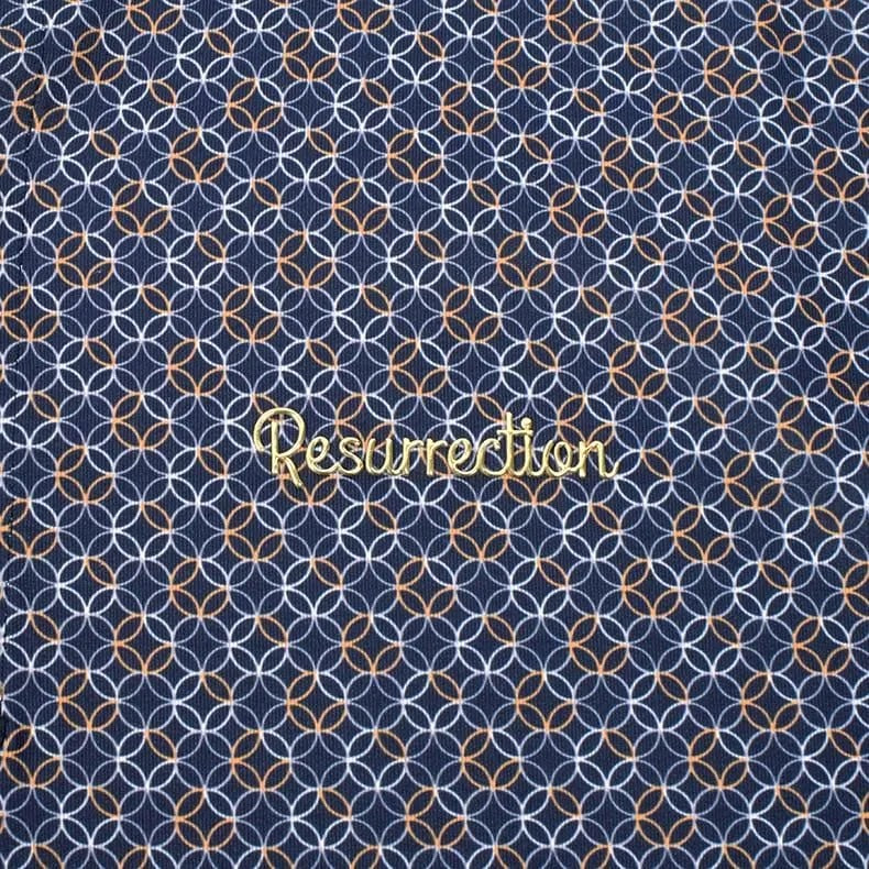 Resurrection MENS Shippo Pattern Polo Shirt