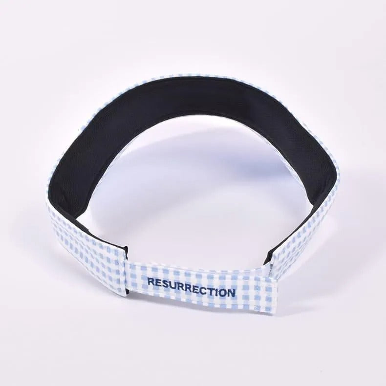 Resurrection WOMENS Wide Brim Sunvisor (With Hair Scrunchie)