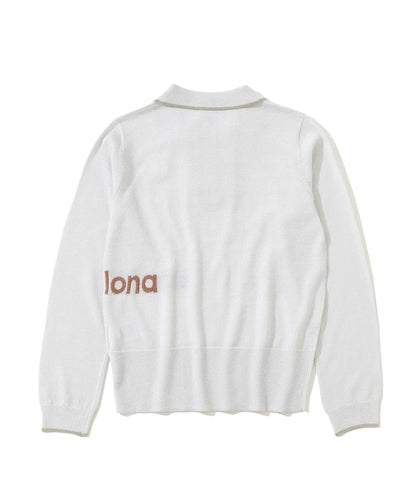 MARK&LONA WOMENS Celestial Sparkle Knit Polo