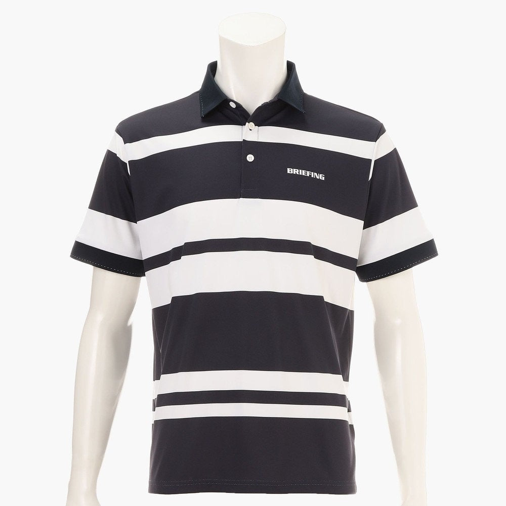 BRIEFING MENS MS PANEL STRIPE POLO RF
