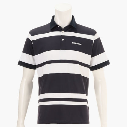 BRIEFING MENS MS PANEL STRIPE POLO RF
