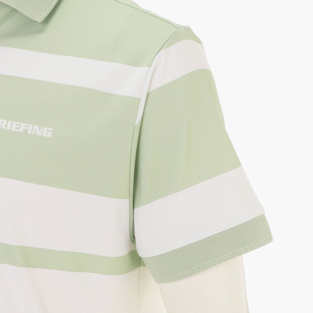BRIEFING MENS MS PANEL STRIPE POLO RF