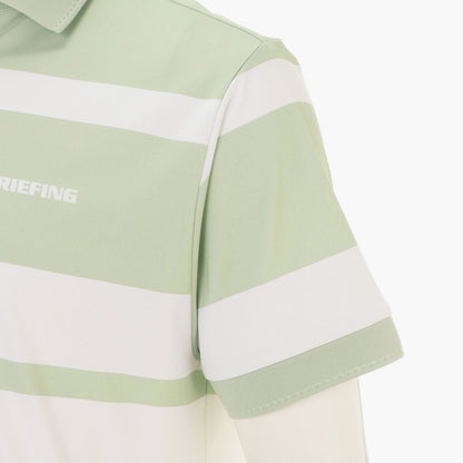 BRIEFING MENS MS PANEL STRIPE POLO RF