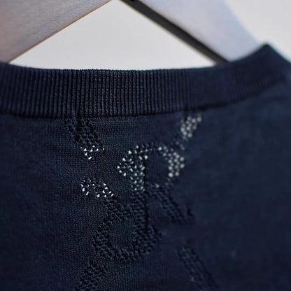 Resurrection MENS Mesh RR Logo Knit  L/S