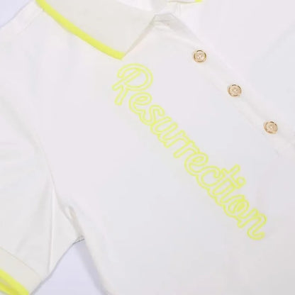 Resurrection WOMENS Neon Logo Polo Shirt