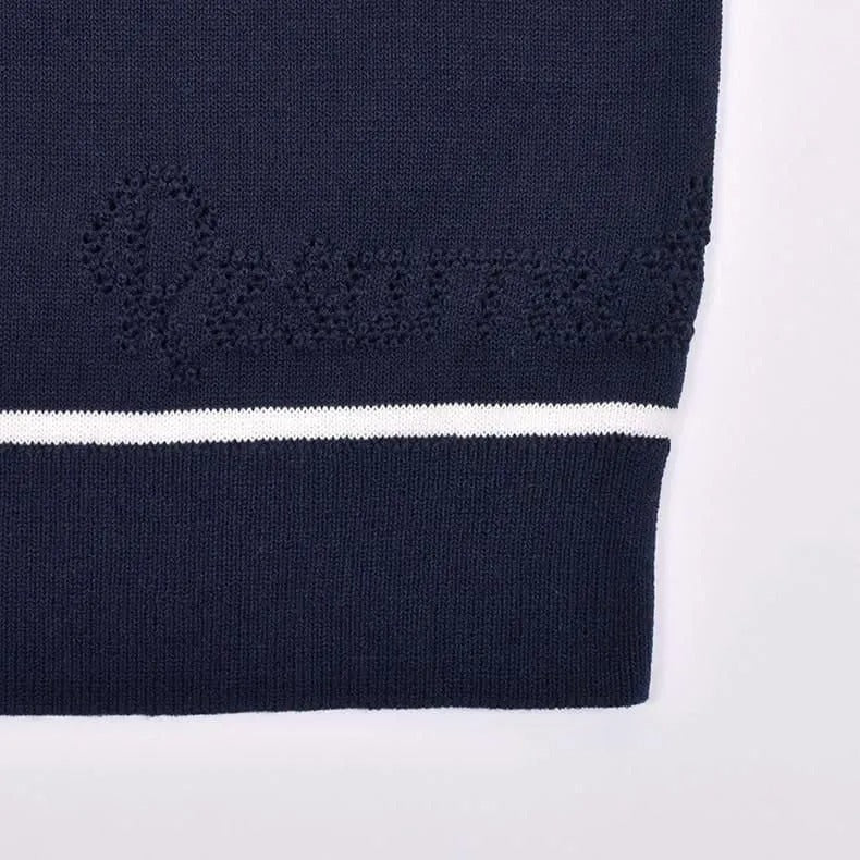 Resurrection WOMENS Mesh Logo Knit Polo Shirt