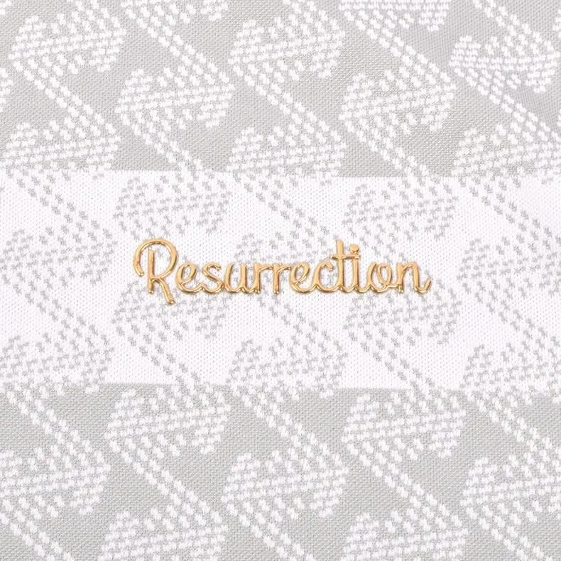 Resurrection MENS GM Striped Jagard Mock Neck