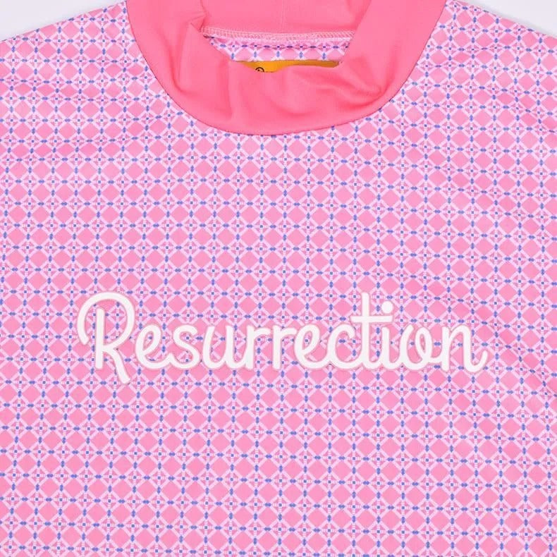Resurrection WOMENS Scramble Cross Mock Neck