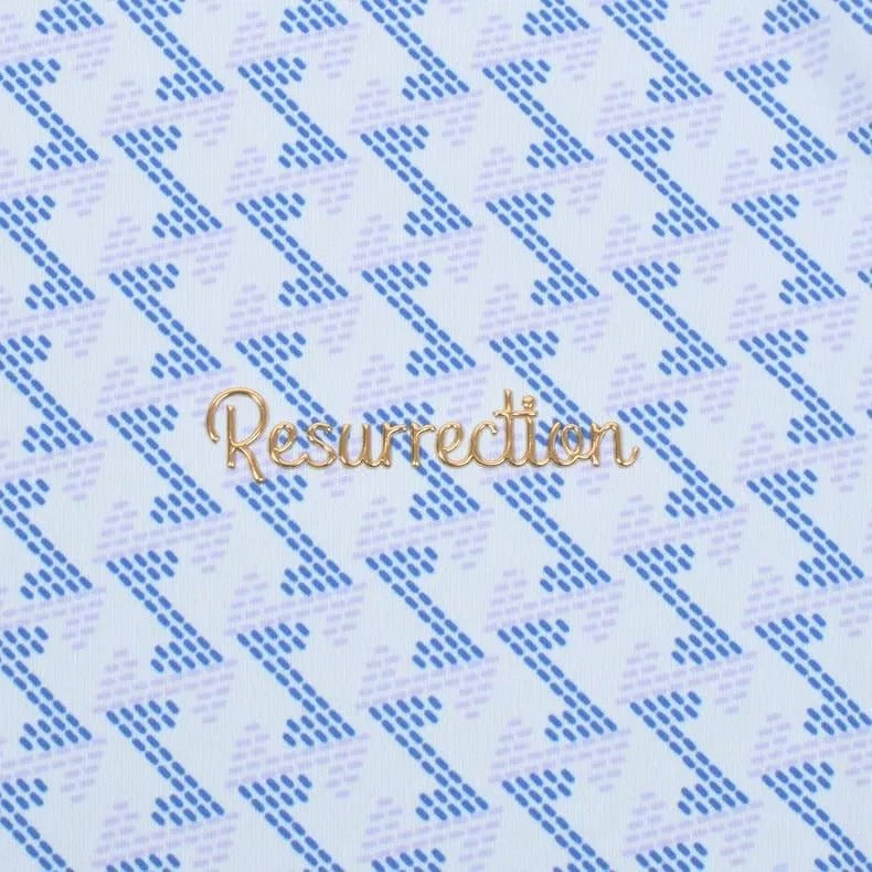 Resurrection MENS GM Print Mock Neck