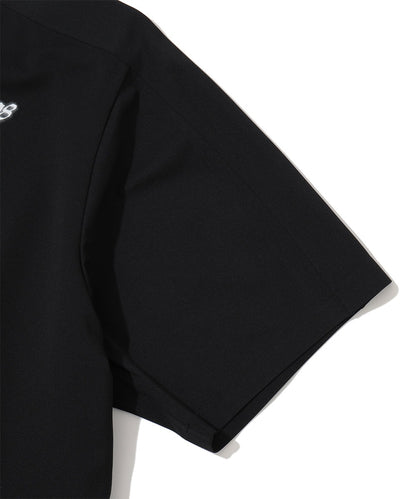 MARK&LONA MENS Icon Skull Stretch Nylon Piqué Mock