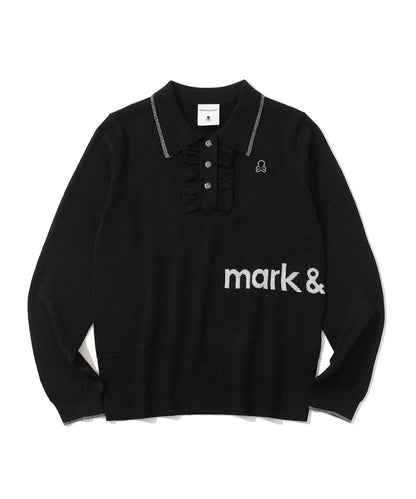 MARK&LONA WOMENS Celestial Sparkle Knit Polo