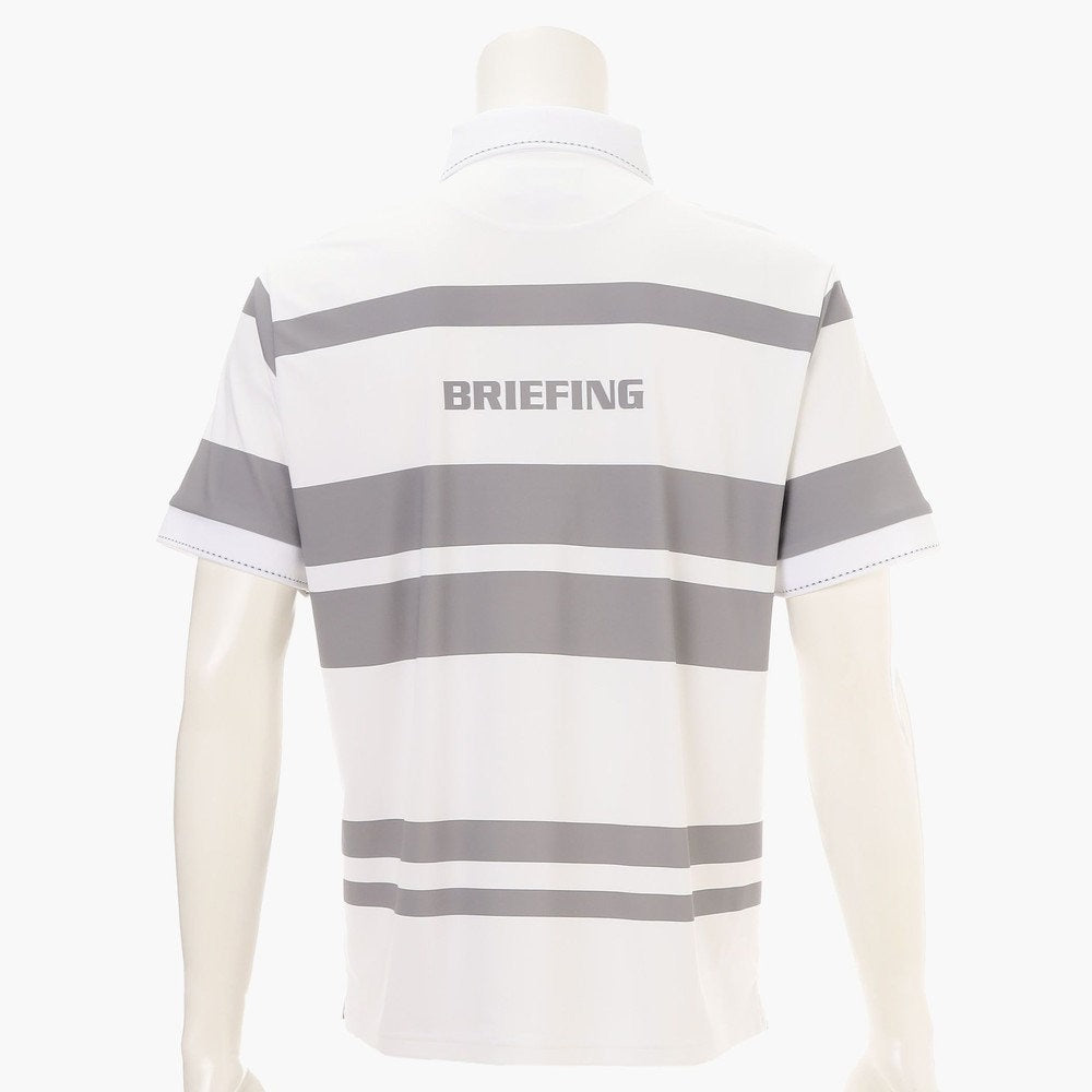 BRIEFING MENS MS PANEL STRIPE POLO RF