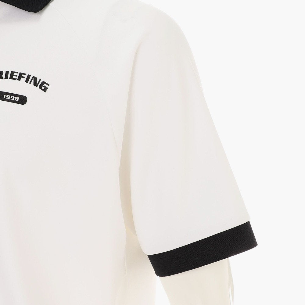 BRIEFING MENS MS COLLEGE LOGO POLO RF