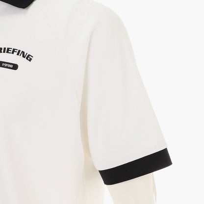 BRIEFING MENS MS COLLEGE LOGO POLO RF