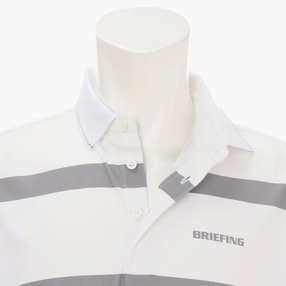 BRIEFING MENS MS PANEL STRIPE POLO RF