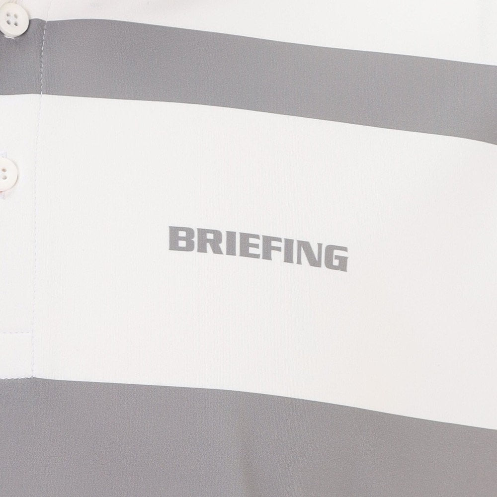 BRIEFING MENS MS PANEL STRIPE POLO RF