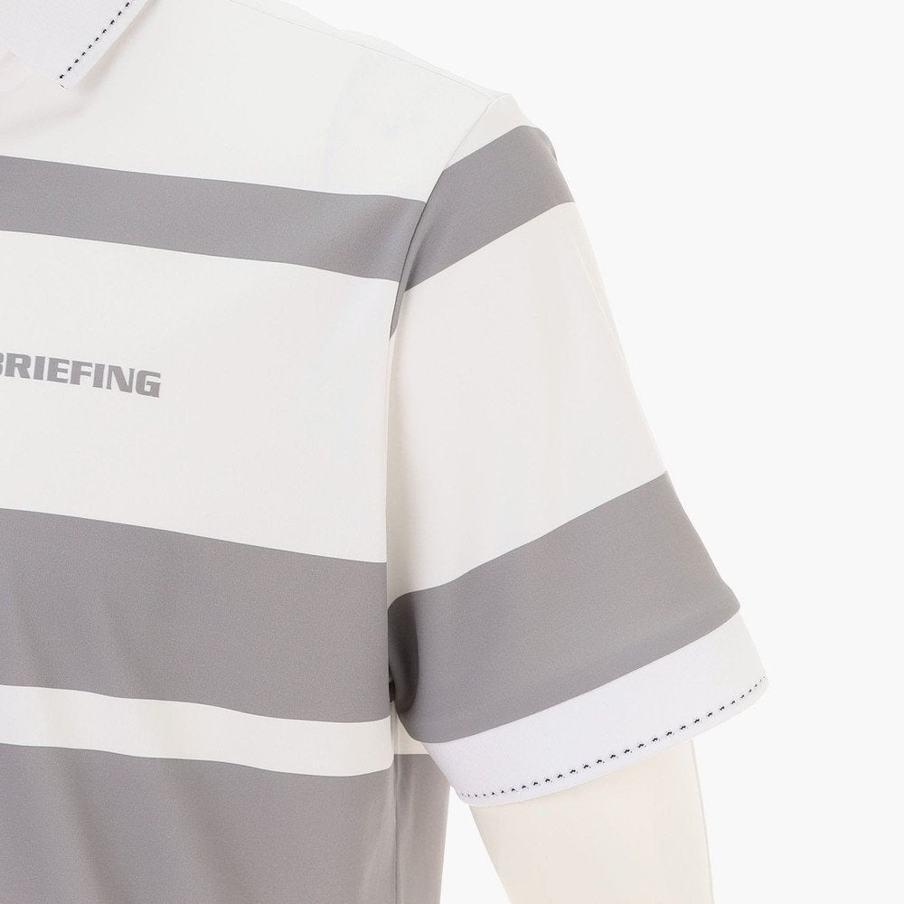 BRIEFING MENS MS PANEL STRIPE POLO RF
