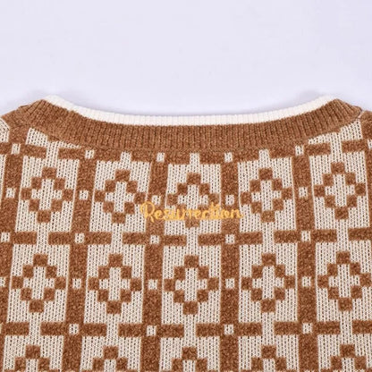Resurrection MENS Praha Pattern Crew Neck Knit