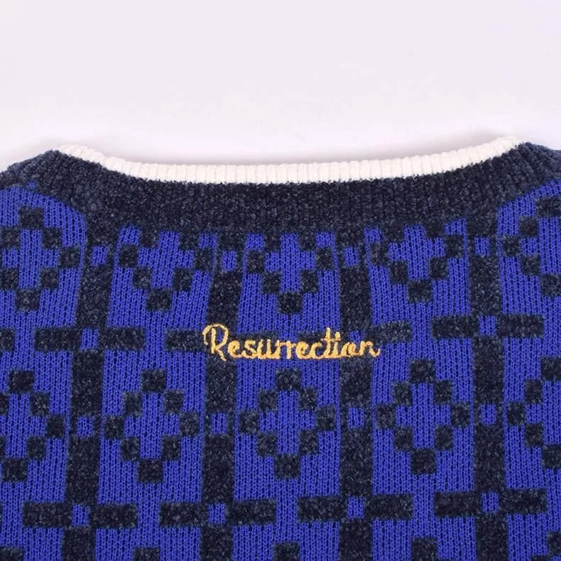 Resurrection WOMENS Praha Pattern Crew Neck Knit
