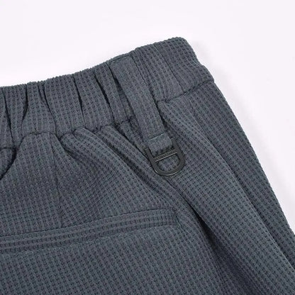 Resurrection MENS  Silicon Tag Waffle Short Pants (Relax Fit)