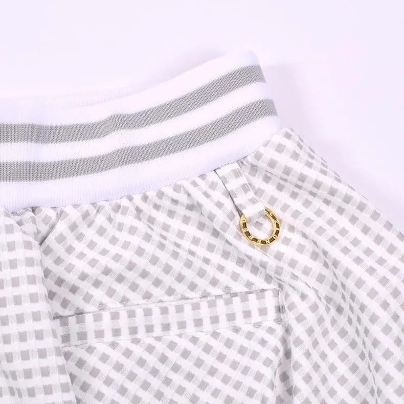 Resurrection WOMENS  Gingham Check Skirt Flared