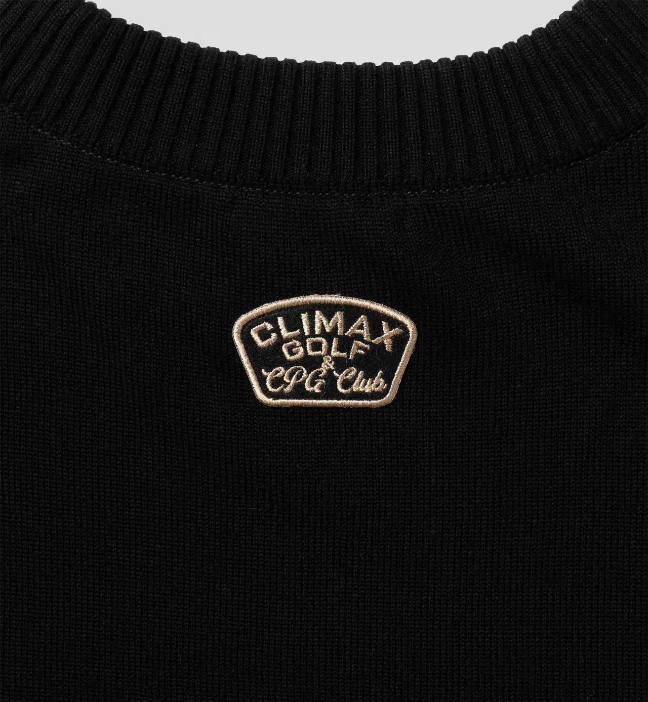 CPG GOLF MENS PULL OVER LOGO INTARSIA