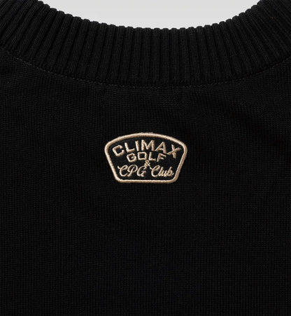 CPG GOLF MENS PULL OVER LOGO INTARSIA