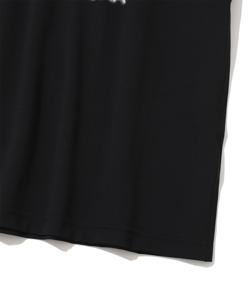 MARK&LONA MENS Icon Skull Stretch Nylon Piqué Mock