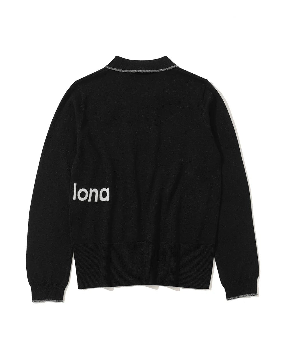 MARK&LONA WOMENS Celestial Sparkle Knit Polo