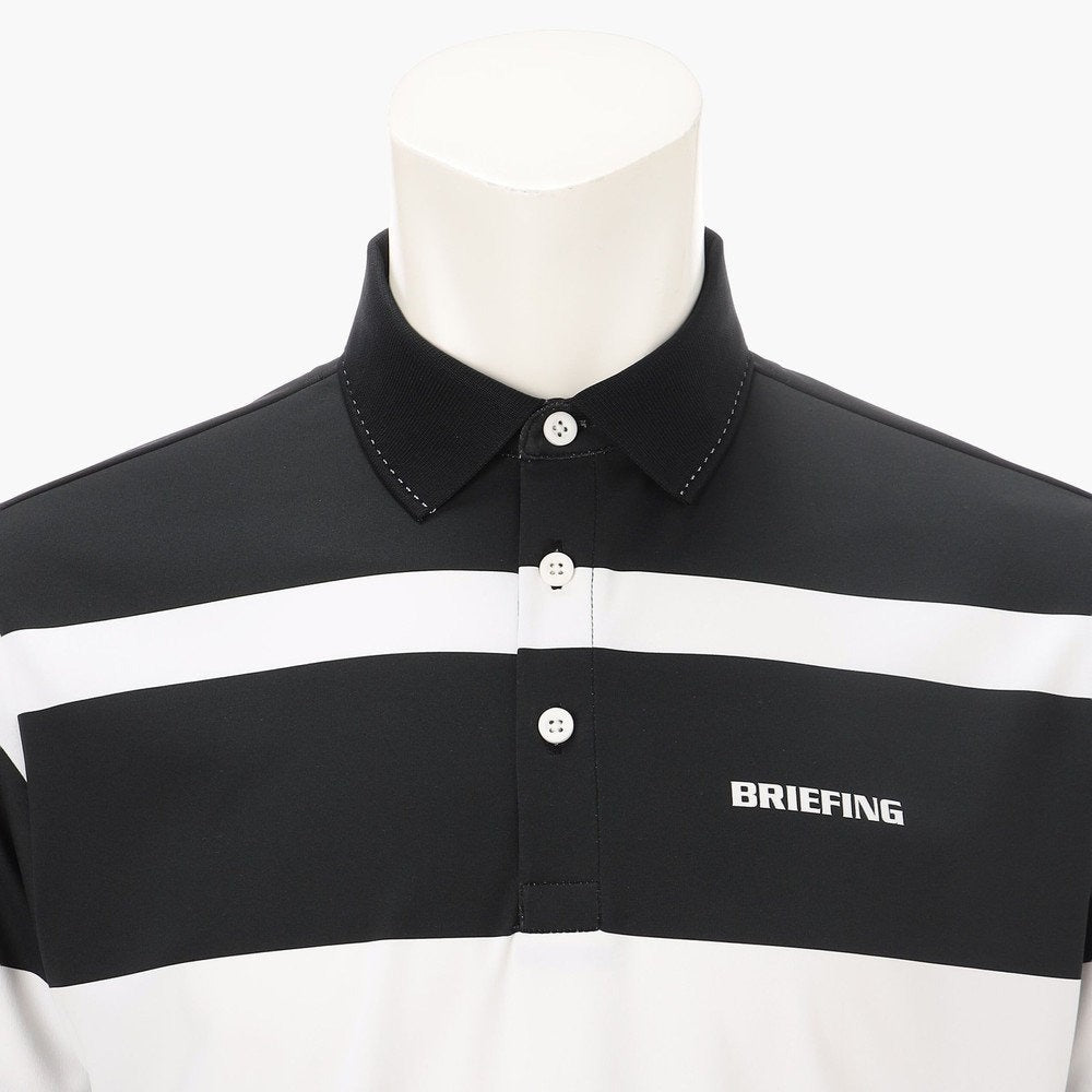 BRIEFING MENS MS PANEL STRIPE POLO RF