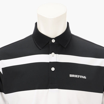 BRIEFING MENS MS PANEL STRIPE POLO RF