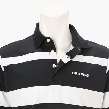 BRIEFING MENS MS PANEL STRIPE POLO RF