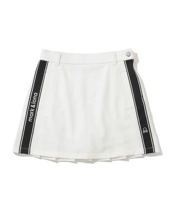 MARK&LONA WOMENS Ace Line Back Pleat Skirt