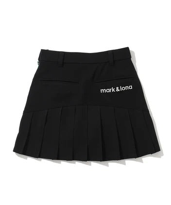 MARK&LONA WOMENS Ace Line Back Pleat Skirt