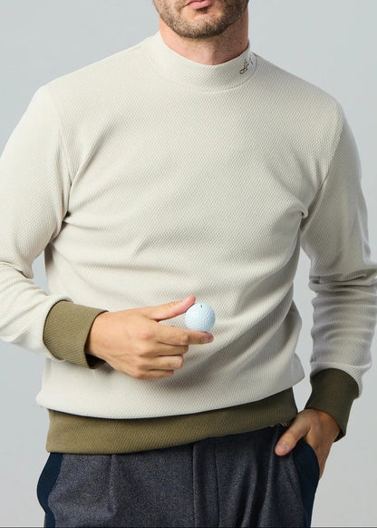 HERG1 MENS UV & Ultralight Thermal Knit Mock Neck