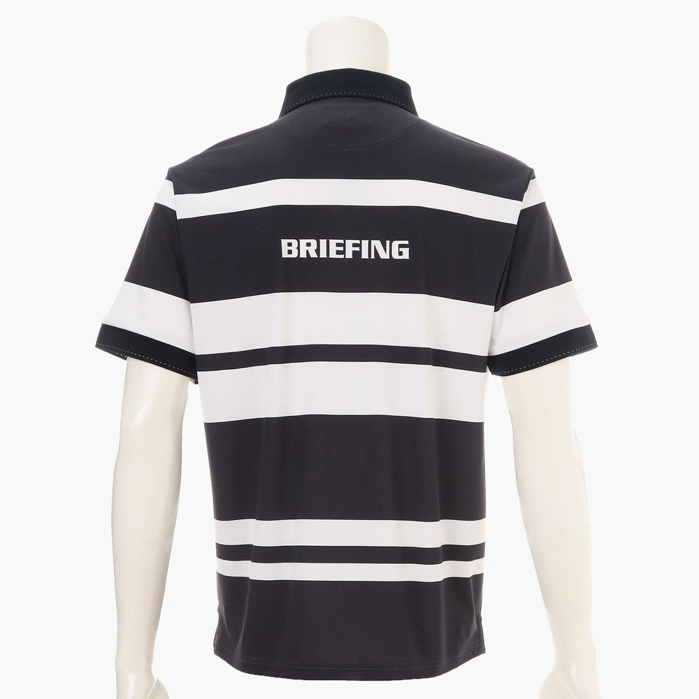 BRIEFING MENS MS PANEL STRIPE POLO RF