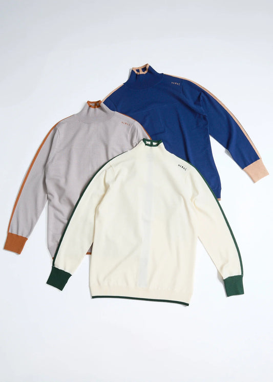 HERG1 MENS LINE DESIGN TURTLE KNIT