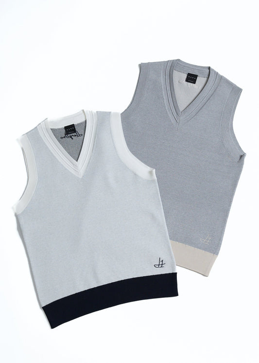 HERG1  MENS JACQUARD KNIT VEST