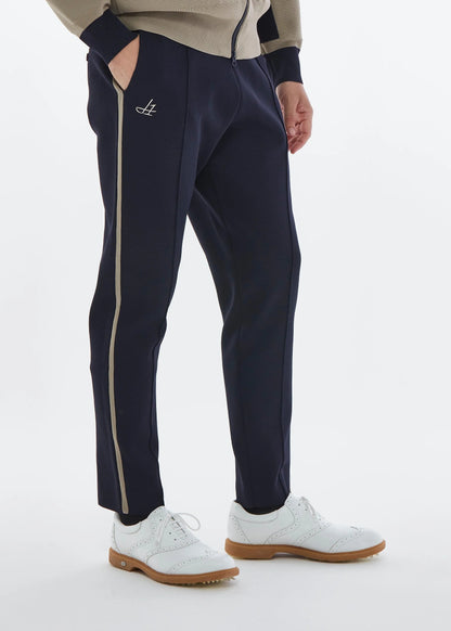 HERG1 MENS MILANO RIB KNIT CENTER PLEATED PANTS