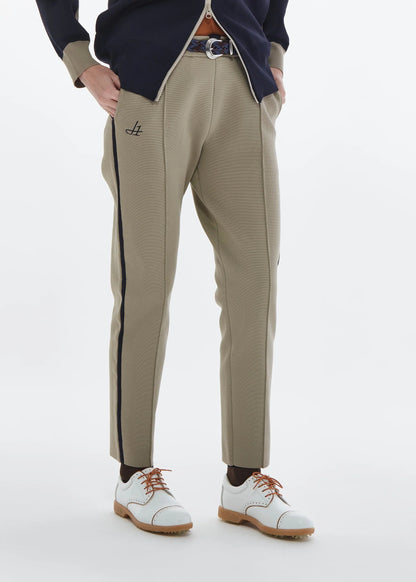 HERG1 WOMENS MILANO RIB KNIT CENTER PLEATED PANTS