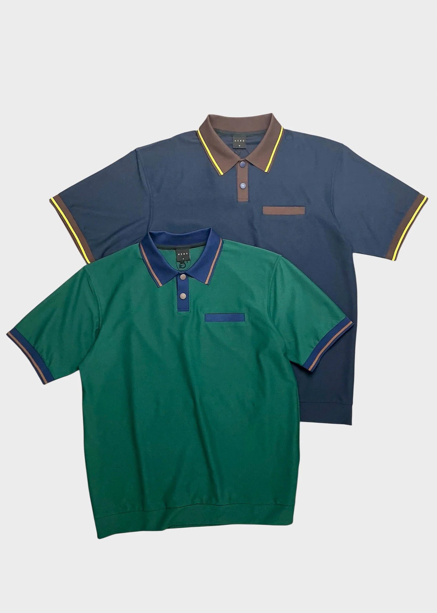 HERG1 MENS UPF50+ Heat-shielding mesh polo shirt